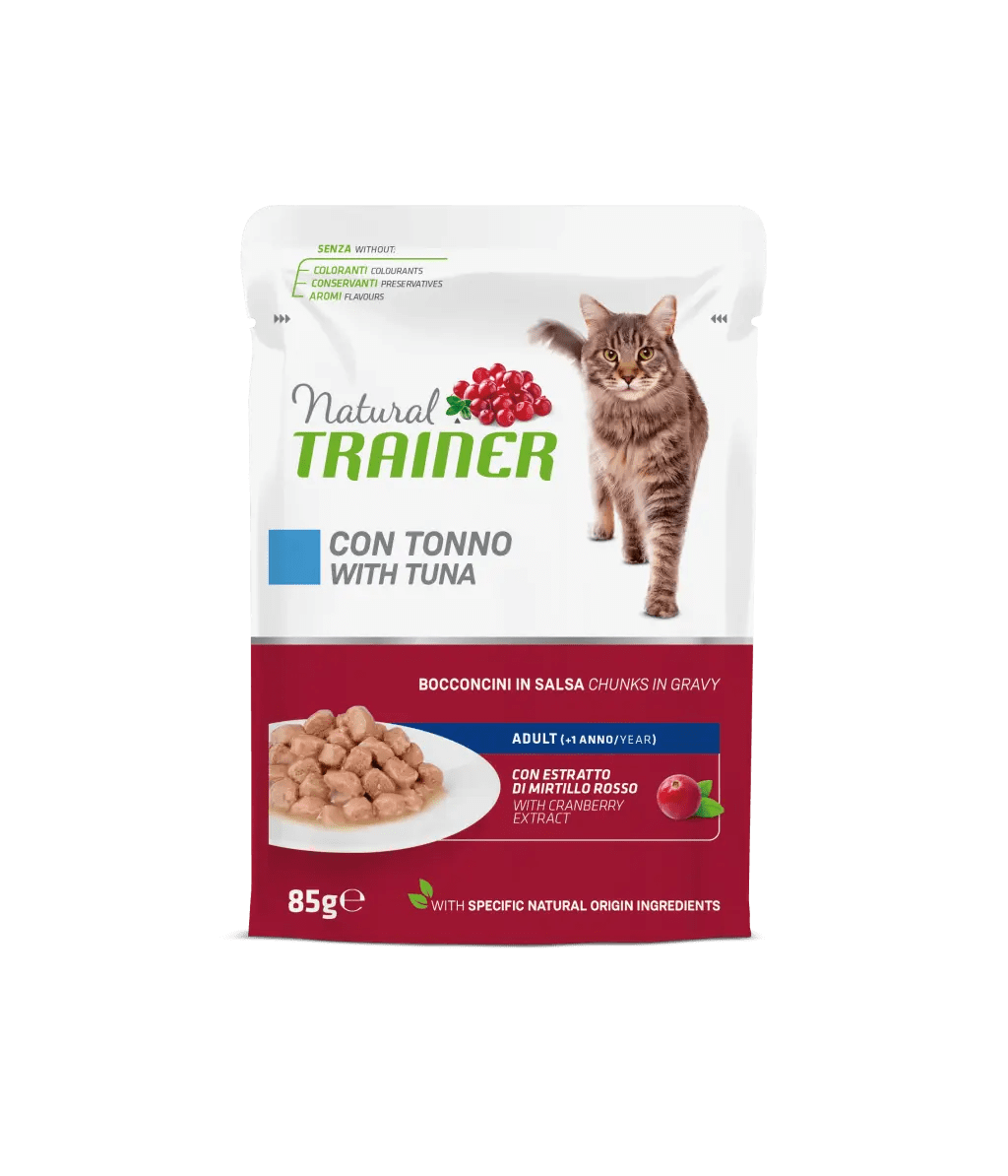 Natural Trainer Adult Tonno Umido Gatto Multipack 4x85 Gr Natural Trainer Adult Tonno Umido Gatto Multipack 4x85 Gr